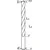 Bosch spiralna burgija za drvo standard 10 x 80 x 120 mm, d 10 mm ( 2608596307 )