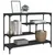 Konzolni stol crni 100 x 30 x 75 cm od konstruiranog drva