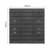 Stena za orodje 39 x 39cm + 9 boxov BLACK