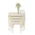 Hanah Home set od 4 umetnutih stočića Roma Avangart, krem