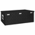 Kutija za pohranu crna 90 x 47 x 33,5 cm aluminijska