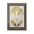 WallXpert uramljena slika 115230, The White Swan Hilme af Klint, beli labud u zlatnom ovalu, 50 x 70 cm, ram u boji prirodnog drveta