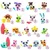 Littlest Pet Shop: figurica #11 - flamingo