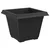 Saksije za biljke 24 pcs Crna 38 x 38 x 30 cm Plastika