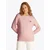 Tommy Jeans Majica ESSENTIAL rosé/rdeča/črna