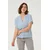 Kaffe Bluza Ano opal/off-bela