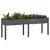 Sadilica s oblogom siva 203 x 53 x 76 cm od masivne jelovine