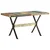 Vidaxl Jedilna miza 140x70x76 cm trden predelan les