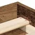 vidaXL Posteljni okvir brez vzmetnice star les 160x200 cm