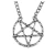Ogrlica KILLSTAR - Broken Seal Pentagram - Srebrna - KSRA009539