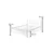 Hanah Home Francuski ležaj K90, 160x95x200 cm, Beli