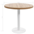 vidaXL Bistro miza svetlo rjava 80 cm mediapan