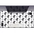 Decormat Podloga za mizo Black cacti 90x45 cm