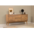 HANAH HOME Vina 02 1053 Atlantic Pine Anthracite (Produživi trpezarijski sto, stolice i konzola (5 komada))