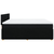 vidaXL vidaXL Box spring postelja z vzmetnico črna 180x200 cm blago, (21309948)