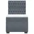Vidaxl Box spring postelja z vzmetnico temno siva 80x200 cm žamet