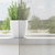 Voile zavjese s ušicama 2 kom svijetlosive 140x140 cm