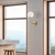 Opviq Zidna lampa Sferis-15030, 15x26x35cm, IP20, Zlatno-bela boje