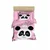 Set posteljine za bebe PH1110 u pink, crnoj i beloj boji