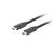 LANBERG USB-C M/M 3.2 GEN2 kabel, 1m, PD100W, črn