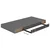 Plutajuće zidne police 4 kom sjajne sive 50 x 23 x 3,8 cm MDF