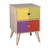 Hanah Home Noćni ormarić Kmd-920-Sx-1, 44x66x44 cm, Šareni