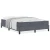 Vidaxl Postelja boxspring z vzmetnico Temno siva 140 x 200 cm Žamet