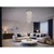 LED kristalno plafonsko svetlo SAMOA LED/30W/230V prečnika 40 cm sjajni hrom + daljinski upravljač