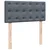 Vidaxl Box spring postelja z vzmetnico temno siva 100x200 cm žamet