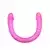 Dildo Double dons, Silikonski, Dvostruki, 45cm, Roze