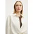 Patrizia Pepe Srajca 2C1602 A052 B823 Écru Regular Fit