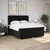 vidaXL vidaXL Box spring postelja z vzmetnico črn 200x200 cm blago, (21308301)