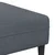 Sofa 3 pcs Tamno siva 250 x 188 x 76 cm Baršun