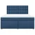 vidaXL vidaXL Box spring postelja z vzmetnico modra 180x200 cm blago, (21310471)
