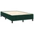 vidaXL Box spring postelja z vzmetnico temno zelen 120x190 cm žamet