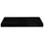 Plutajuće zidne police 2 kom sjajne crne 50 x 23 x 3,8 cm MDF