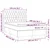 Vidaxl Box spring postelja z vzmetnico krem 140x200 cm blago