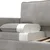 Set sofe 2 pcs Svjetlosiva Baršun