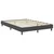 Vidaxl Posteljni okvir boxspring sivo blago 160x200 cm