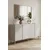 Hanah Home komoda Poli 150, 150 cm, bela / srebrna