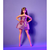 Mattel Barbie Looks rjavolaska v roza mini oblekih