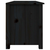 Klupa za cipele crna 110 x 38 x 45,5 cm od masivne borovine