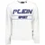 PLEIN SPORT MEN'S ZIP-UP SWEATSHIRT WHITE