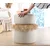 Atelier del Sofa Tabure 50x39x39, Krem