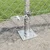 Ograde od lanca s betonskom podlogom 25 x 0,4 m Pocinčani čelik