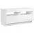 TV ormarić s LED svjetlima visoki sjaj bijeli 80 x 35 x 40 cm