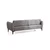 Atelier del Sofa Trosed Belissimo 220x67x95cm Sivi