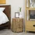 Homestar Stranska miza 37x37x43 cm rjava