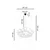Opviq luster MOD0033, 1 × E27, beli