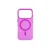 Silikonska futrola Magsafe FLURO COLOR Iphone 18 Pro / 17 Pro ROZE